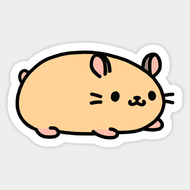 Hamster Sticker by littlemandyart